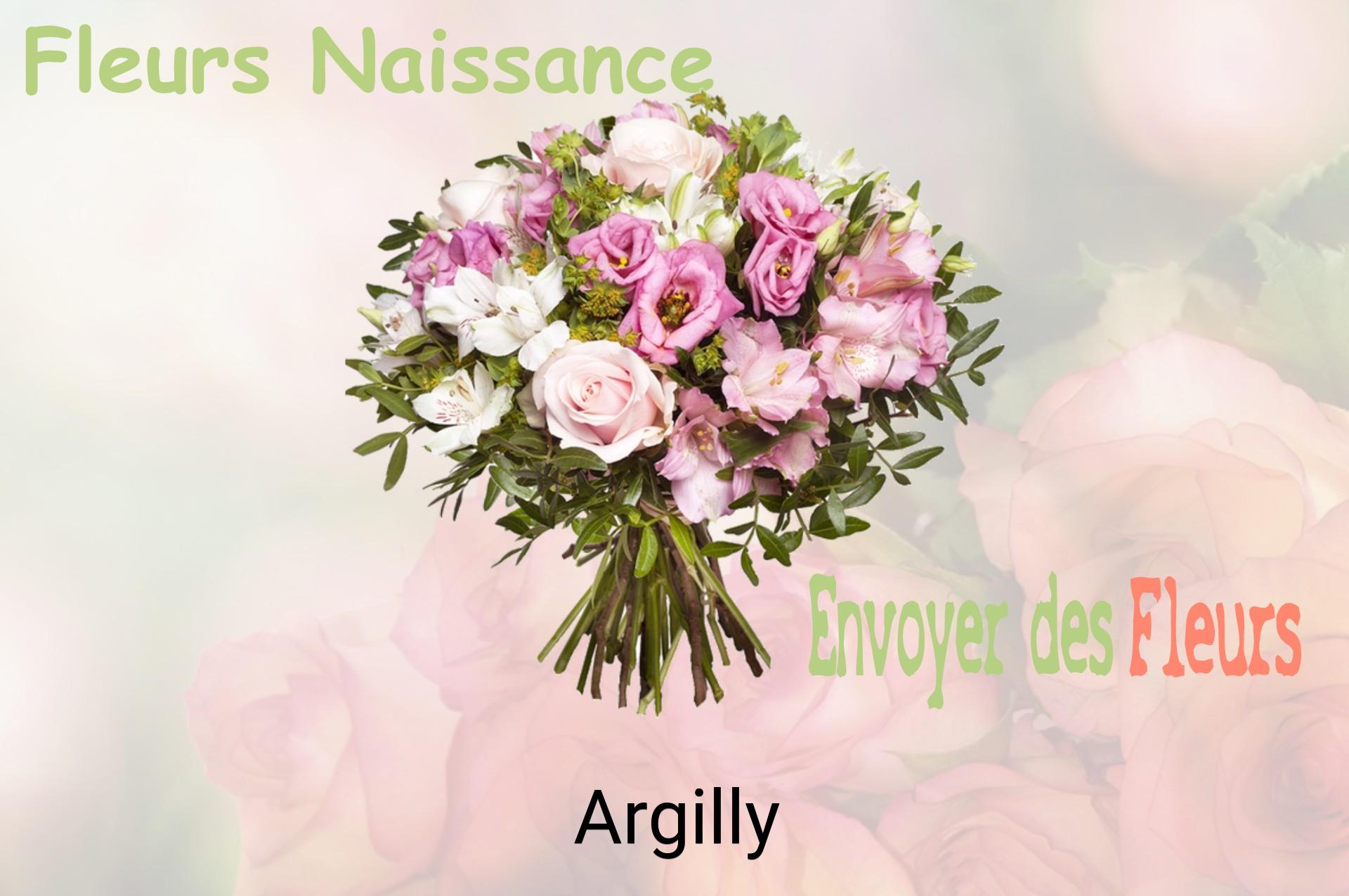 Bouquet de fleurs de naissance livré à Argilly